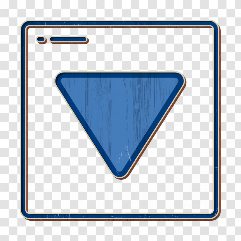 UI Icon Down Icon Transparent PNG