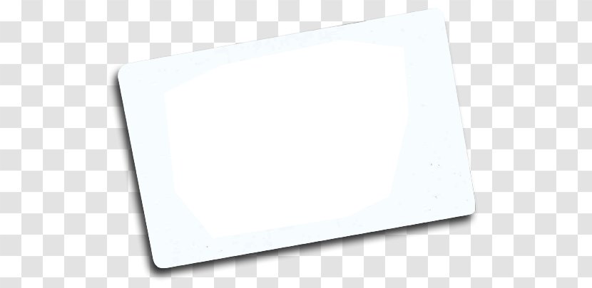 Rectangle Material - White - Angle Transparent PNG