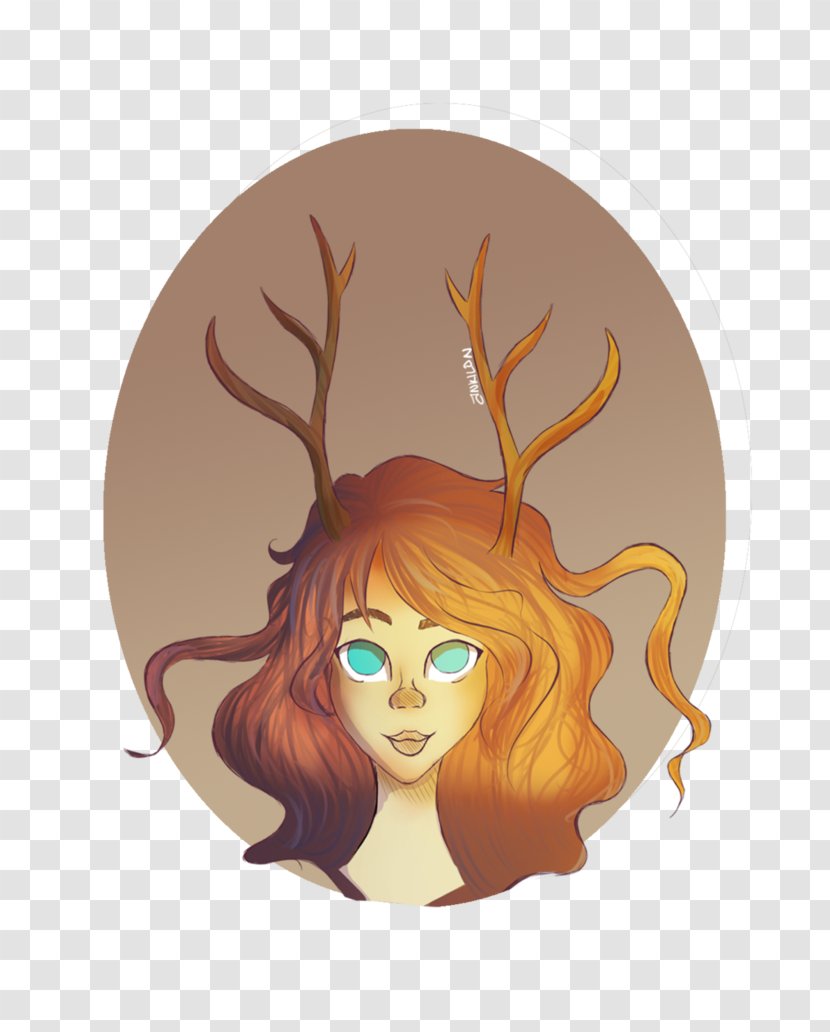 Reindeer Antler Cartoon Legendary Creature Transparent PNG