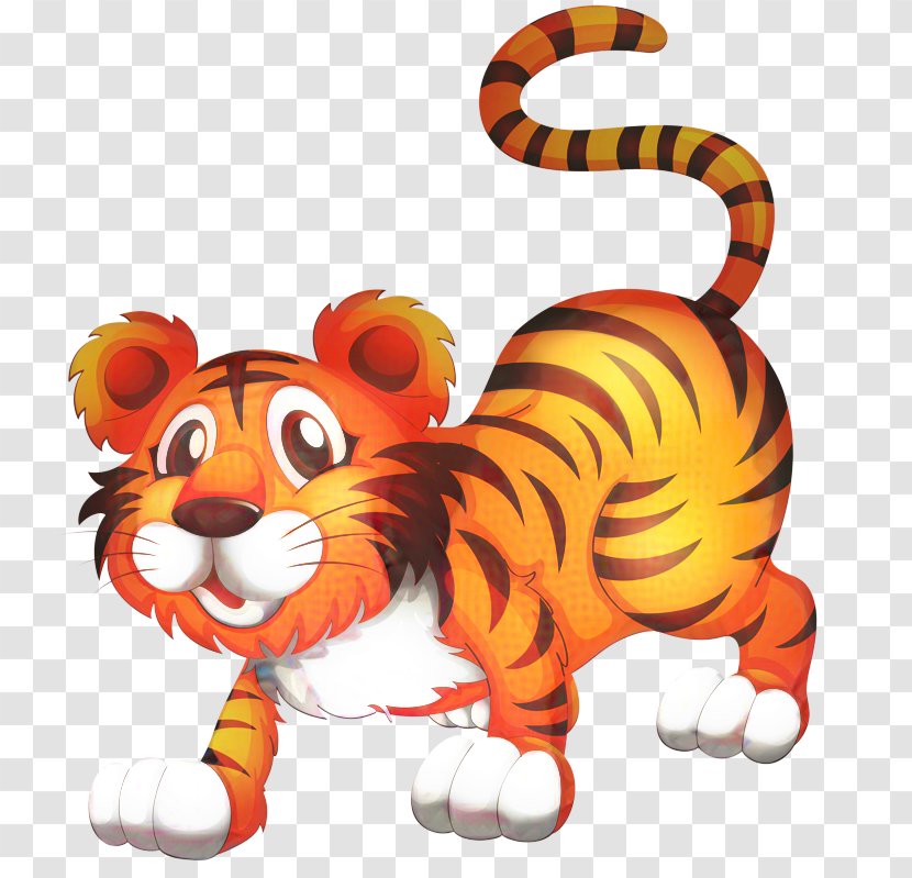 Vector Graphics Clip Art Illustration Tiger Image - Cartoon - Stock Photography Transparent PNG