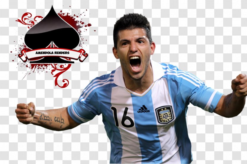 Sergio Agüero Argentina National Football Team 2015–16 Manchester City F.C. Season - Sportswear Transparent PNG