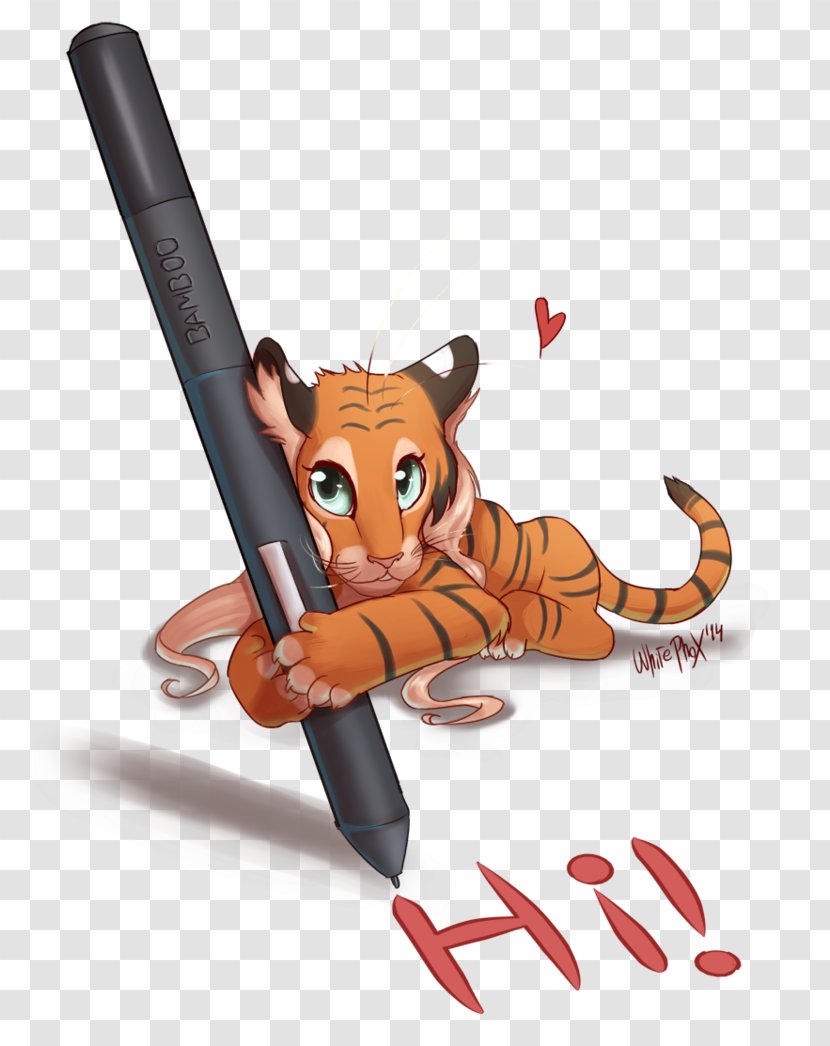 Tiger Dog Cartoon Canidae - Tail Transparent PNG