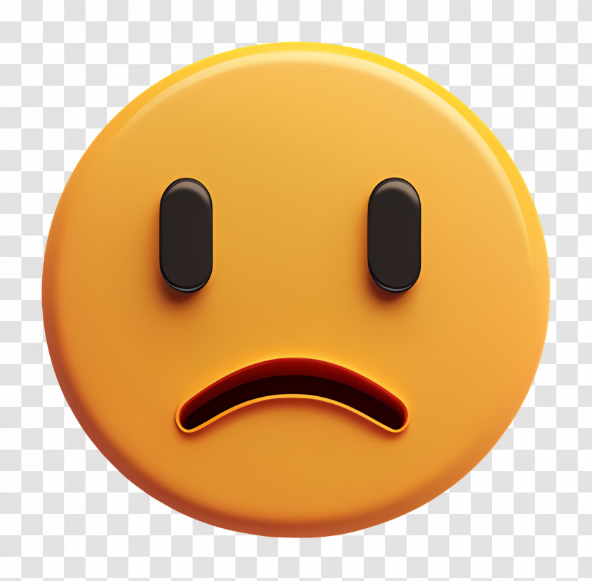 Emoji - Sad Emoji With A Frown Expression Transparent PNG