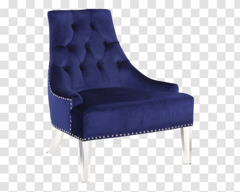 Chair Blue Couch Chaise Longue - Purple Transparent PNG