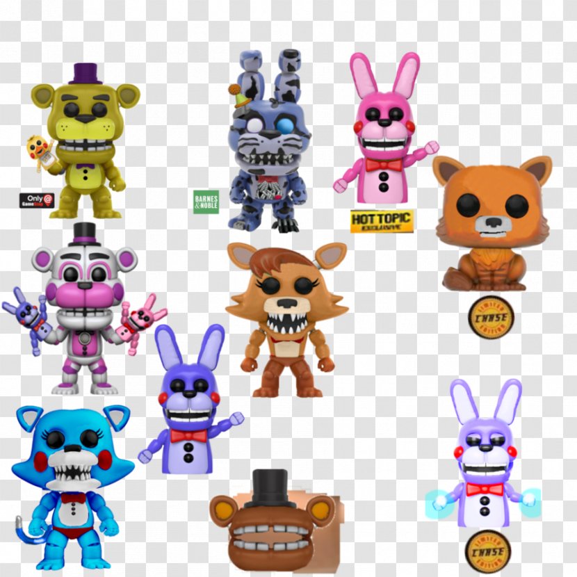 Action & Toy Figures Five Nights At Freddy's: Sister Location The Twisted Ones Funko - Frame Transparent PNG