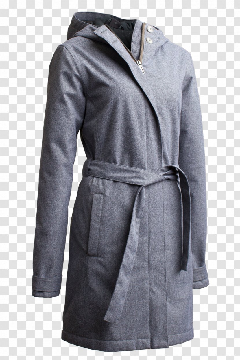 ExOfficio Overcoat Seattle Weather Trench Coat - Robe - Passport Drawing Front Transparent PNG