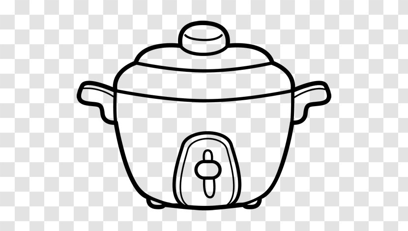 Pressure Cooker Coloring Book Rice Cookers Cooking - Sketch Transparent PNG