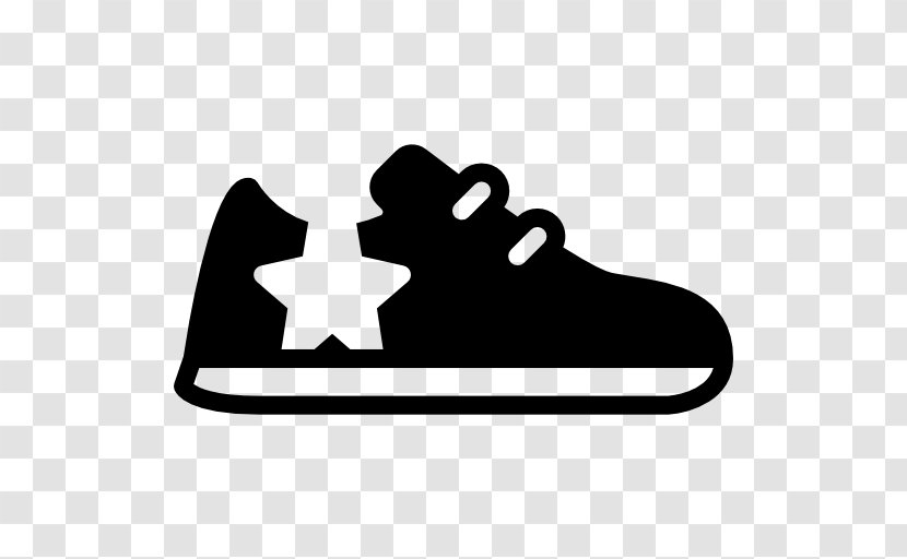 Shoe White Line Clip Art - Area - Sneakers Icon Transparent PNG