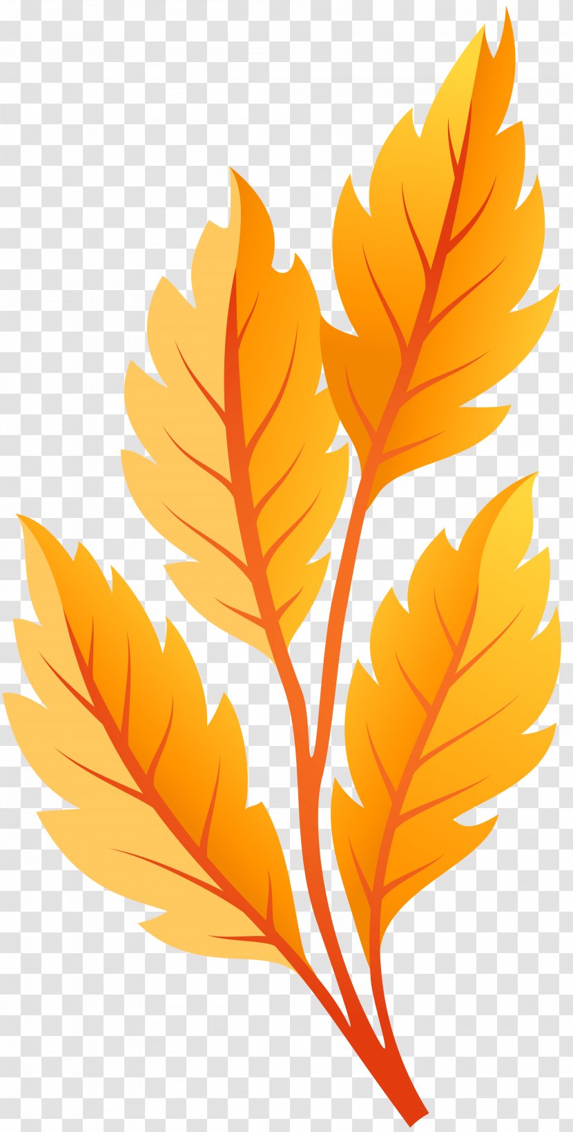 Autumn Leaf Color Clip Art - Plant - Watercolor Transparent PNG