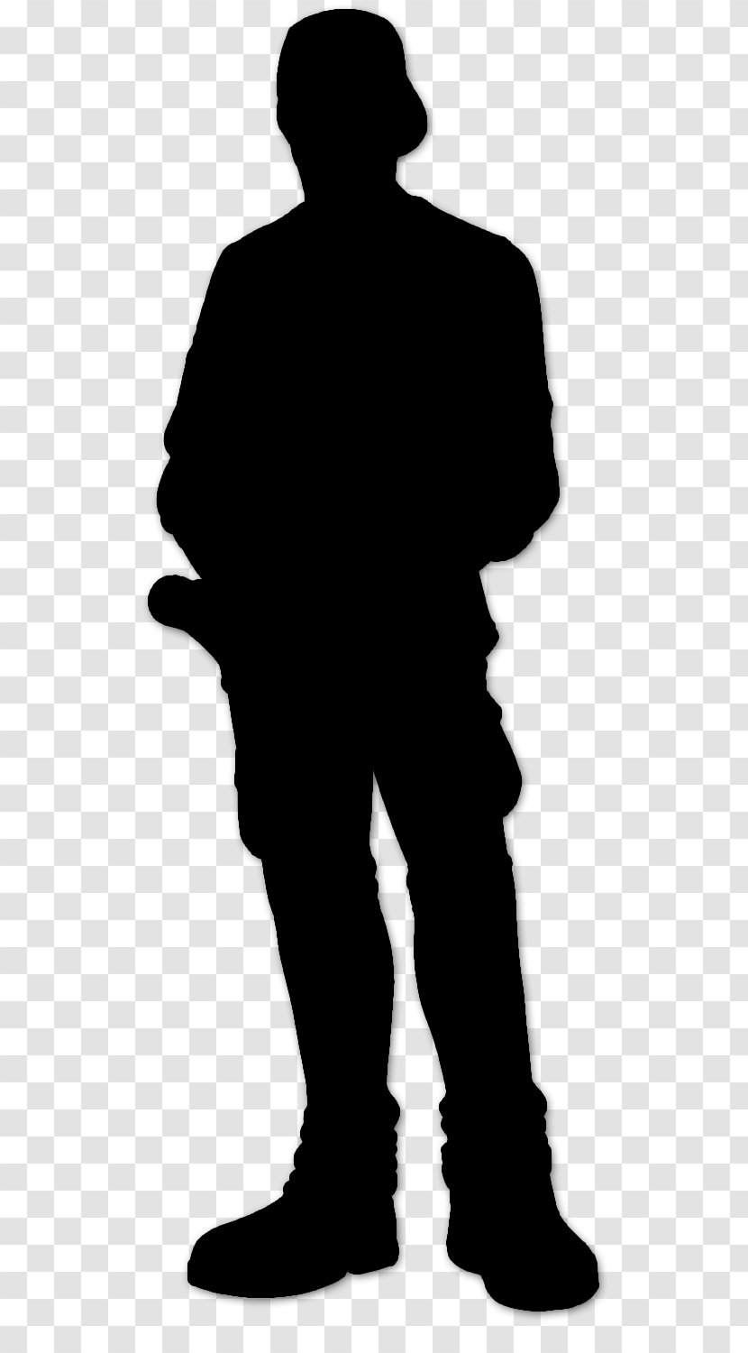 Silhouette Man Clip Art - Standing Transparent PNG