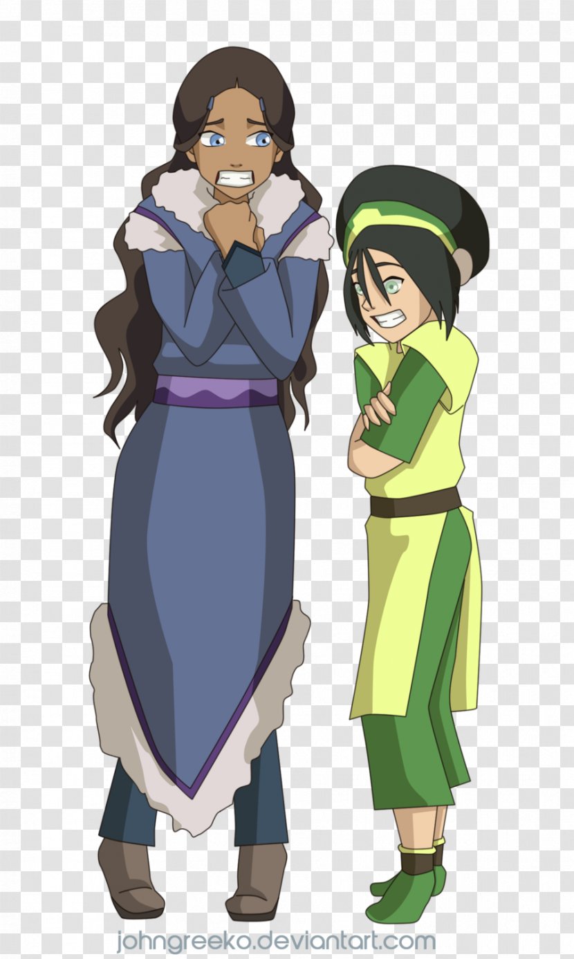 Katara Sokka Zuko Aang Toph Beifong - Silhouette Transparent PNG