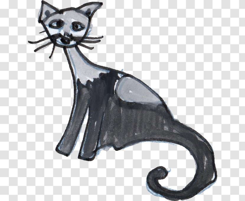 Cat Dog Whiskers Mammal - Doodle Transparent PNG