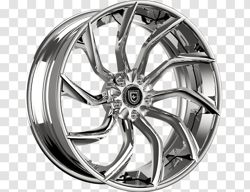 Alloy Wheel Rim Lexani Corp Car - Spoke Transparent PNG