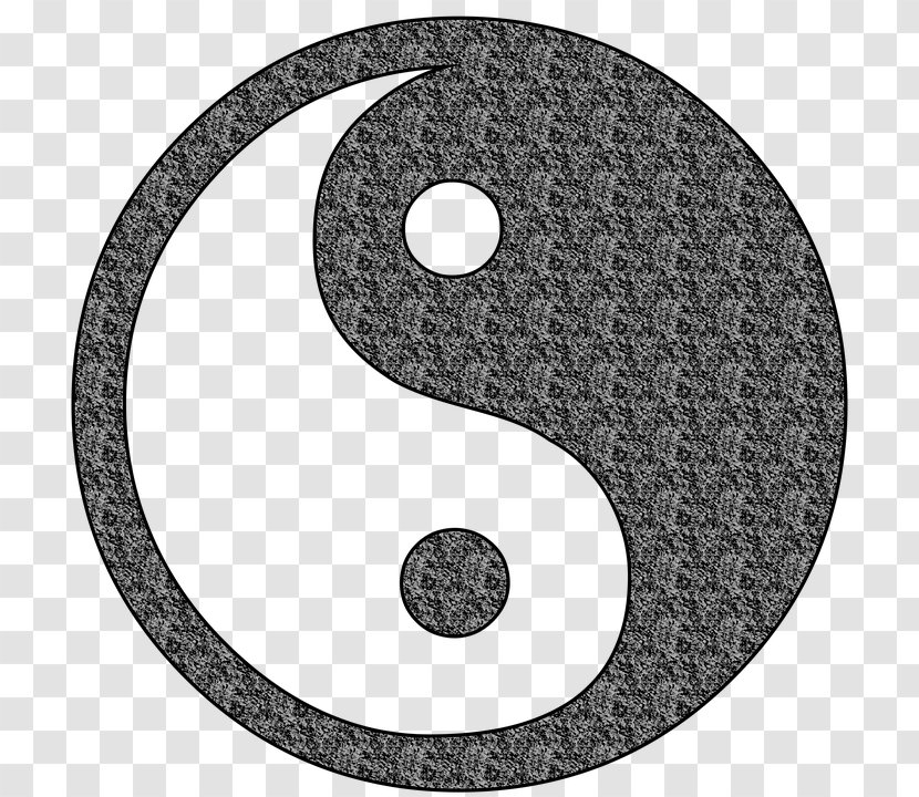 Yin And Yang Symbol Tao - Sticker - Yarn Transparent PNG