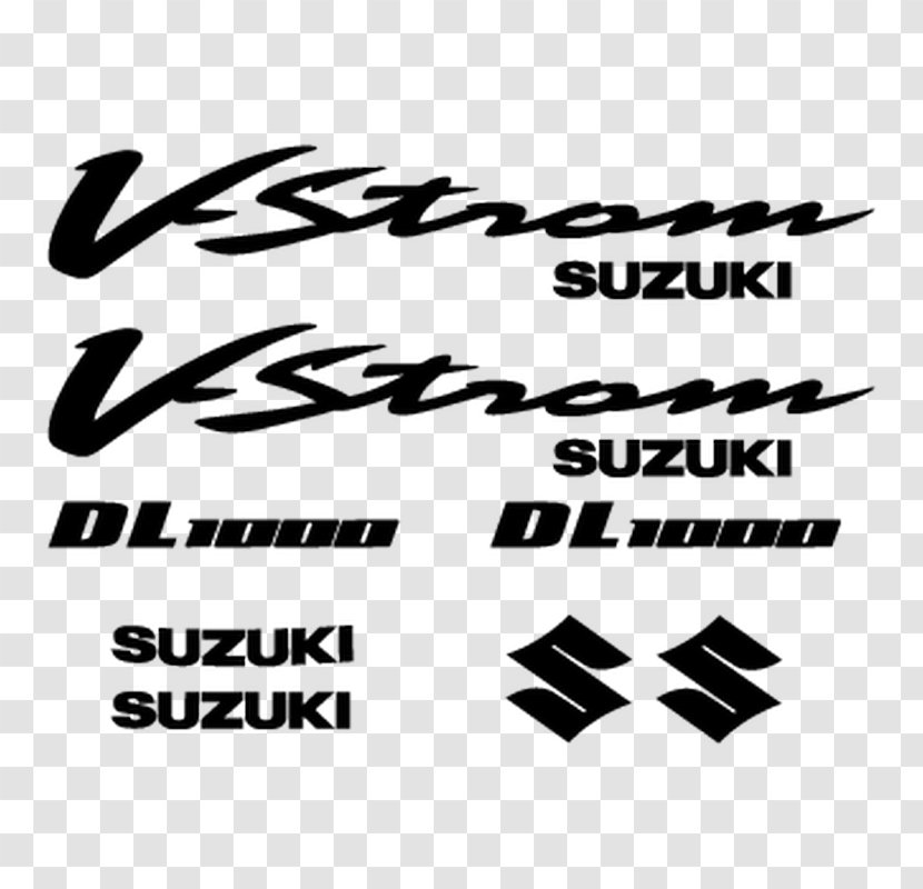Suzuki V-Strom 1000 650 Motorcycle Sticker - Adhesive - Vstrom Transparent PNG