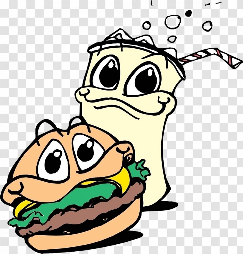 Hamburger Cheeseburger Fast Food Veggie Burger Twin Lakes - Bread - Cartoon Hand Painted Transparent PNG
