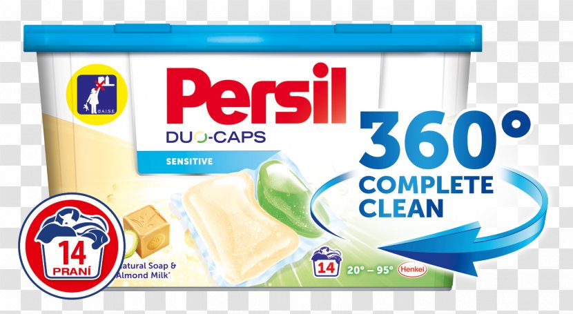 PERSIL Duo-Caps Sensitive 14 Pcs Washing Capsules Brand Product Cream Text Messaging - Persil Transparent PNG