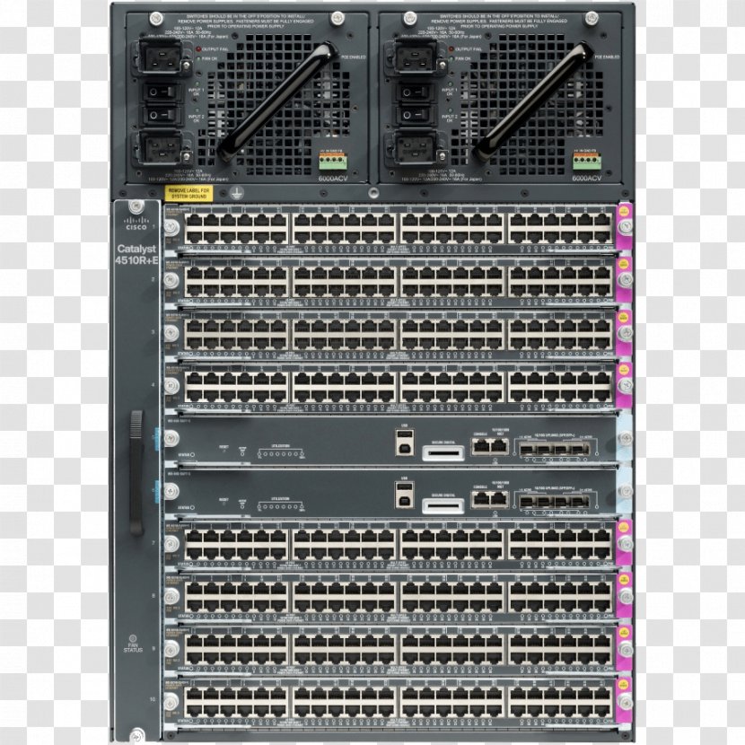 Cisco Catalyst Network Switch Supervisor Engine Computer Systems - Electronic Component Transparent PNG