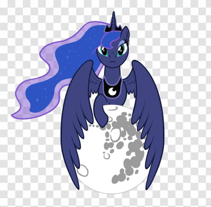Pony Princess Luna Celestia Twilight Sparkle Moon - Mythical Creature Transparent PNG