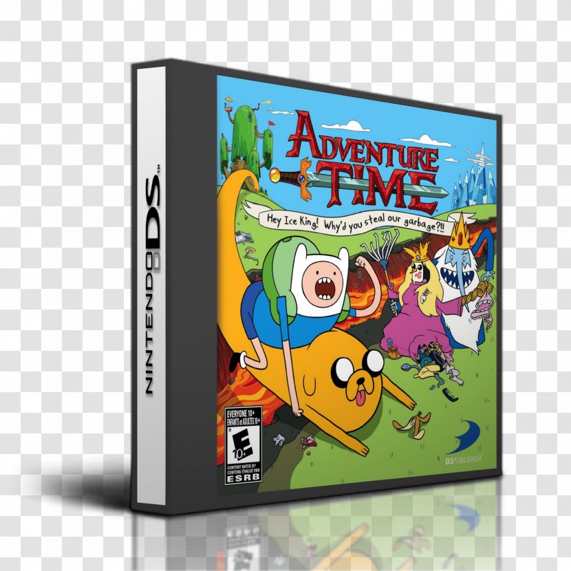 Adventure Time: Hey Ice King! Why'd You Steal Our Garbage?!! Nintendo DS Explore The Dungeon Because I Don't Know! Finn Human - Video Game Transparent PNG
