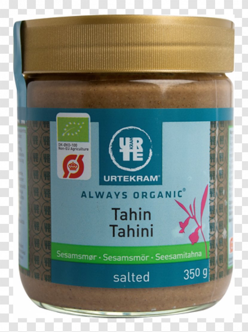 Tahini Organic Food Hummus Sesame Spread - Flavor - Salted Transparent PNG