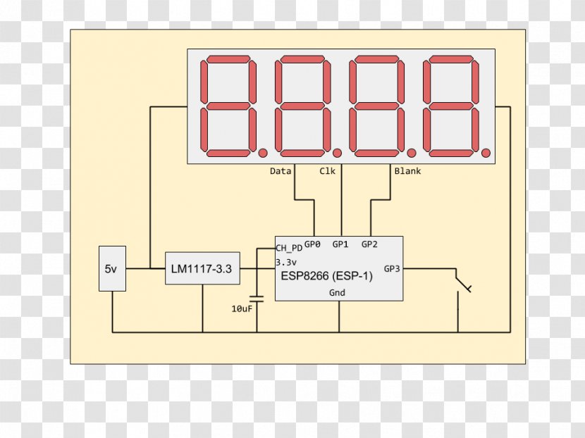 Product Design Floor Plan Line - Esp8266 Transparent PNG