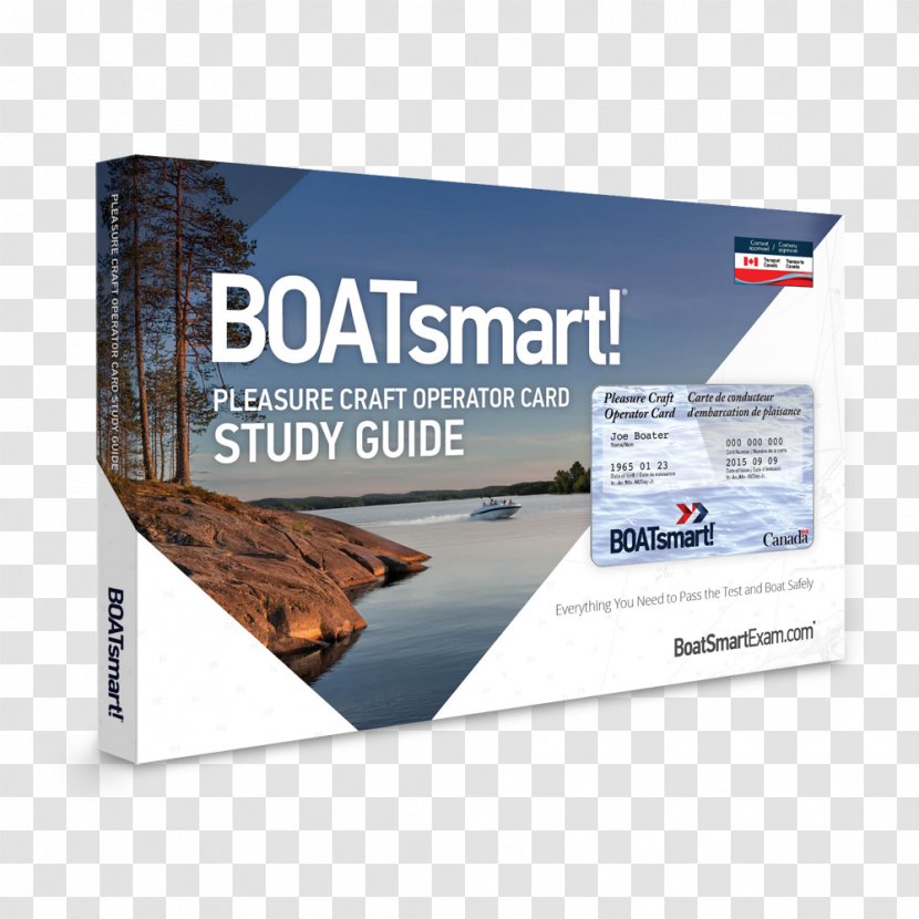 Pleasure Craft Operator Card Boating BOATsmart! Book - Study Guide - Supplies Transparent PNG