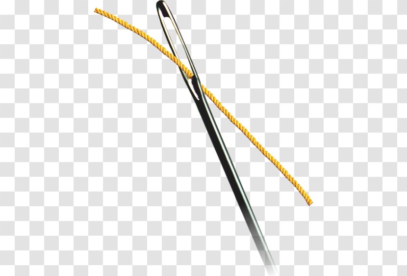 Material Yellow - Needle Transparent PNG