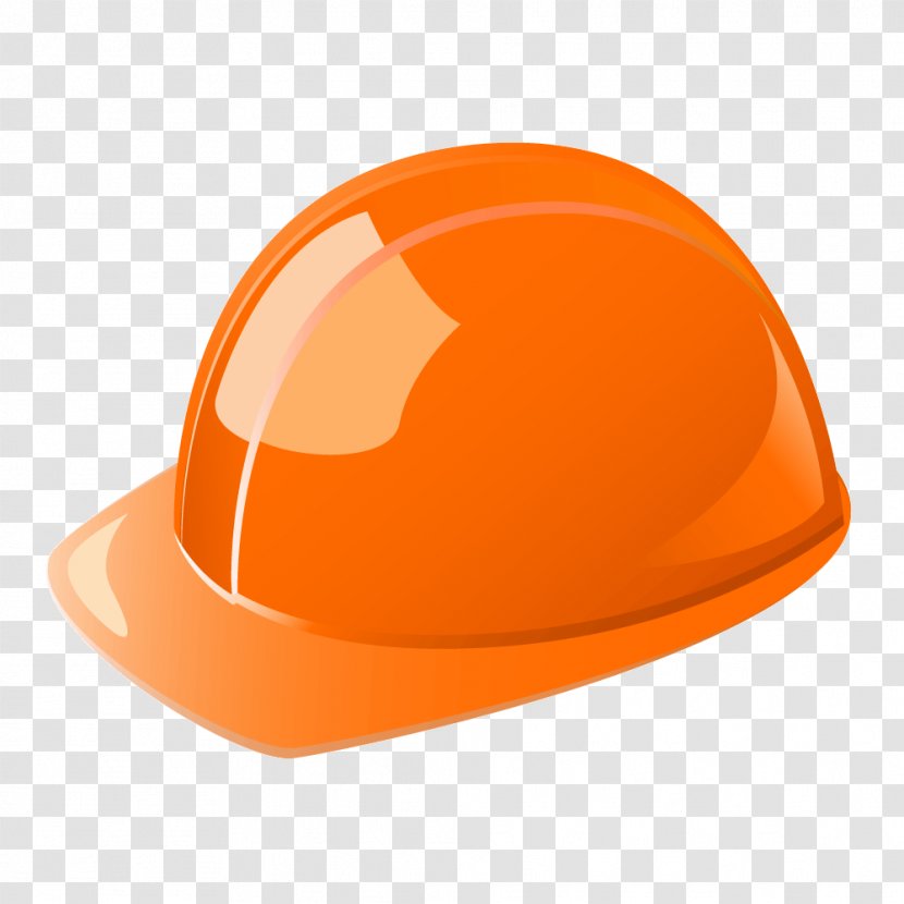 Dnipro Helmet Architectural Engineering Clip Art - Vecteur - Orange Vector Transparent PNG
