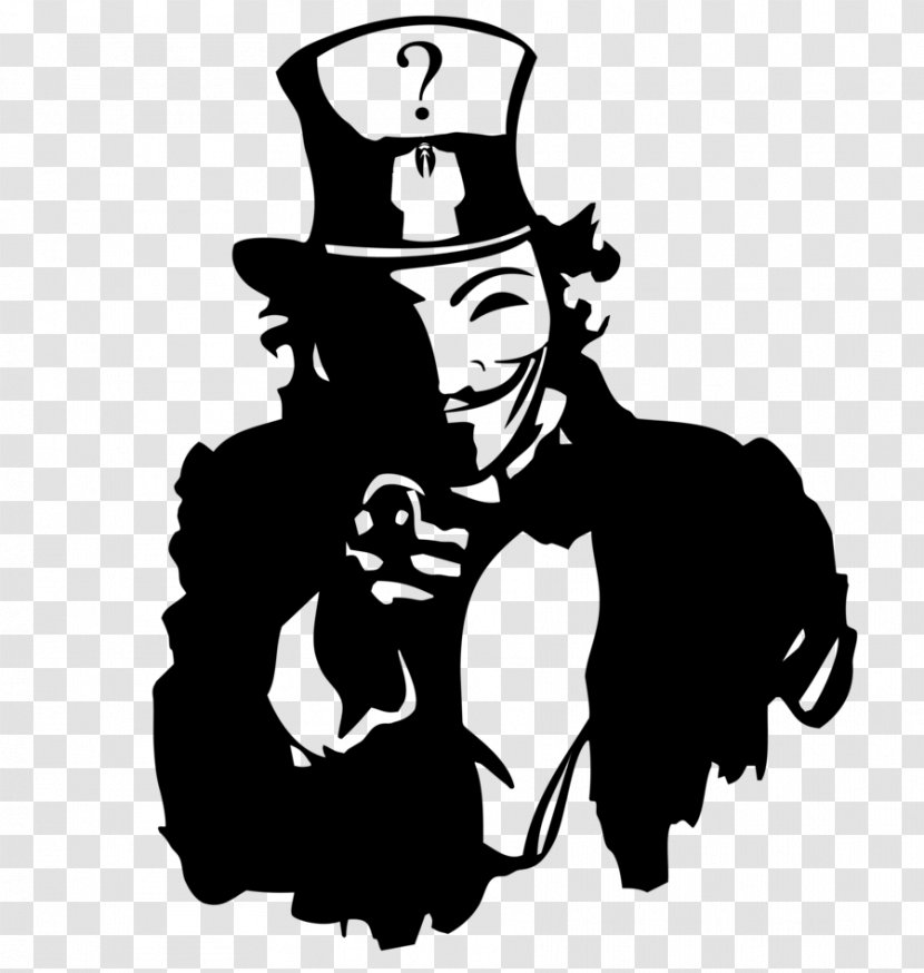 Uncle Sam Anonymous Stencil Clip Art - Human Behavior - We Want You Transparent PNG