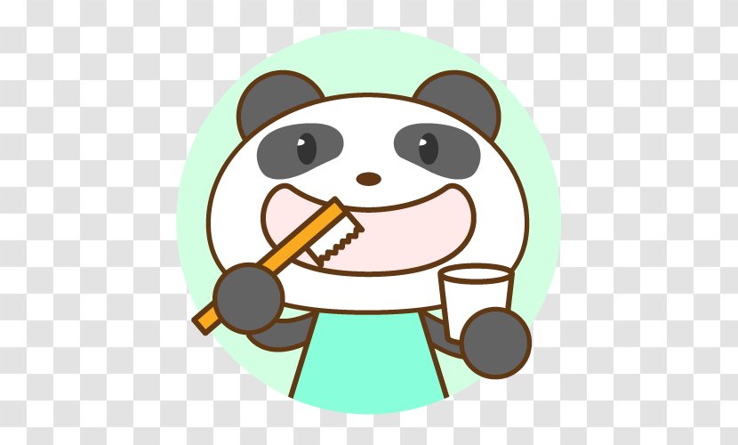 Tooth Brushing Electric Toothbrush 歯科 - Giant Panda Transparent PNG
