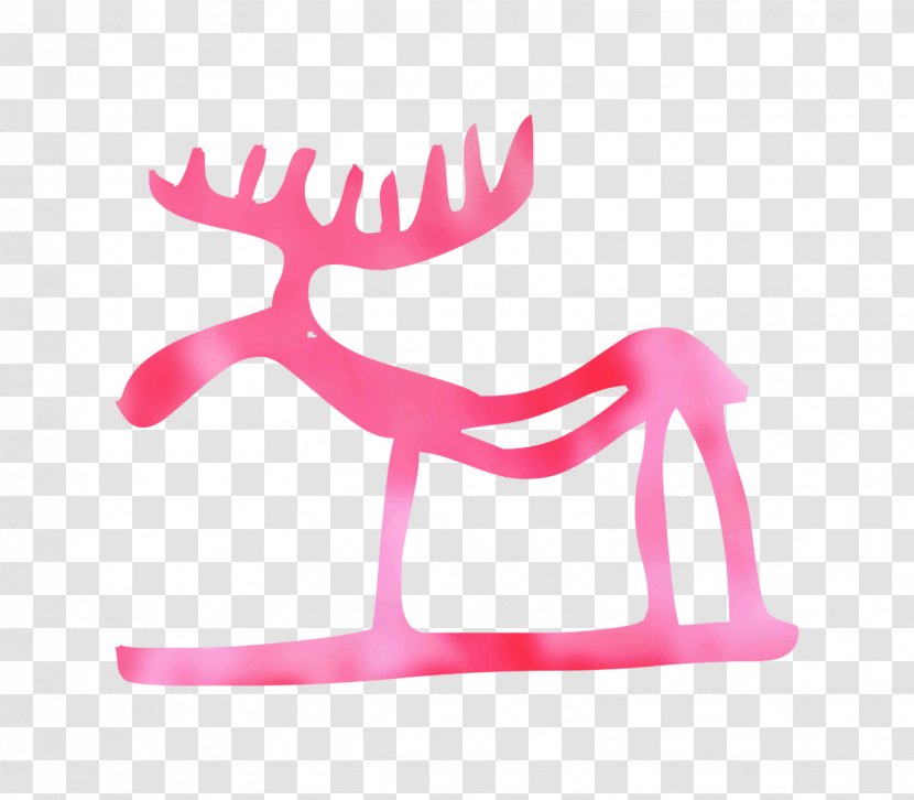 Reindeer Antler Product Design - Pink M Transparent PNG