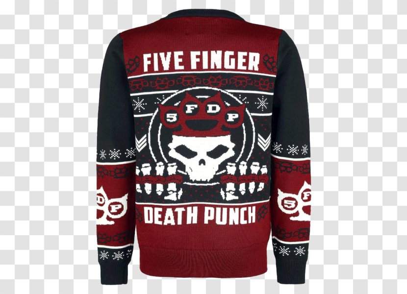 T-shirt Five Finger Death Punch Sweater Christmas Jumper Merchandising - Frame Transparent PNG