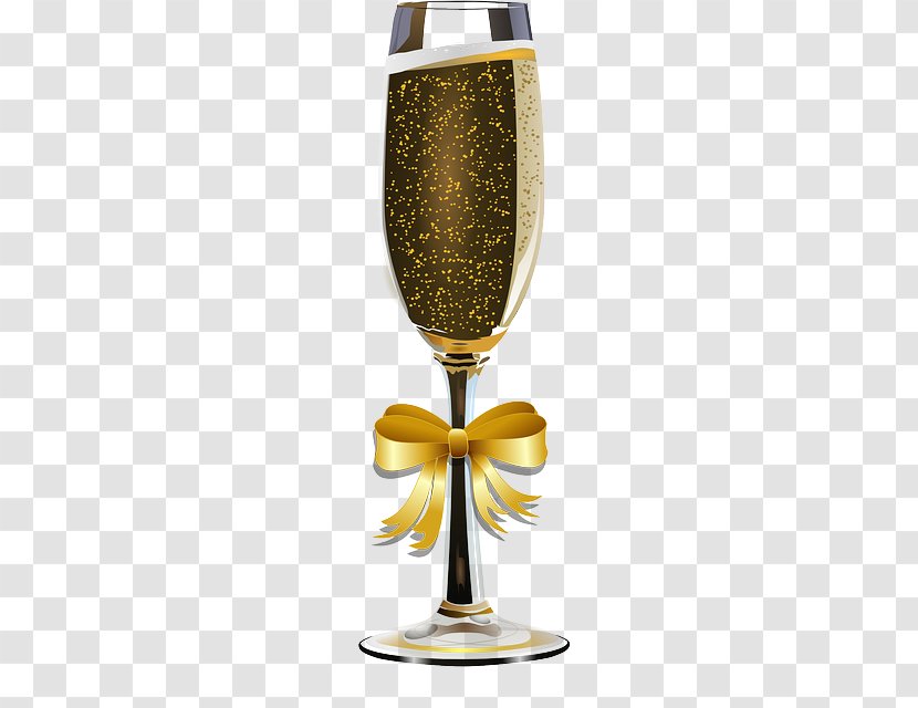 Sparkling Wine Champagne White Glass - Stemware - Bubbly Transparent PNG
