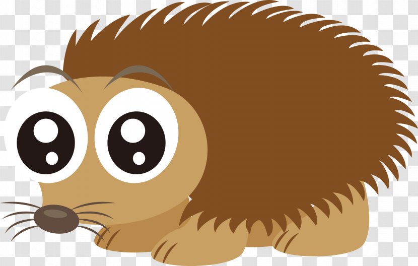 Hedgehog Rodent Whiskers Mouse Rat - Snout - Vector Cartoon Transparent PNG