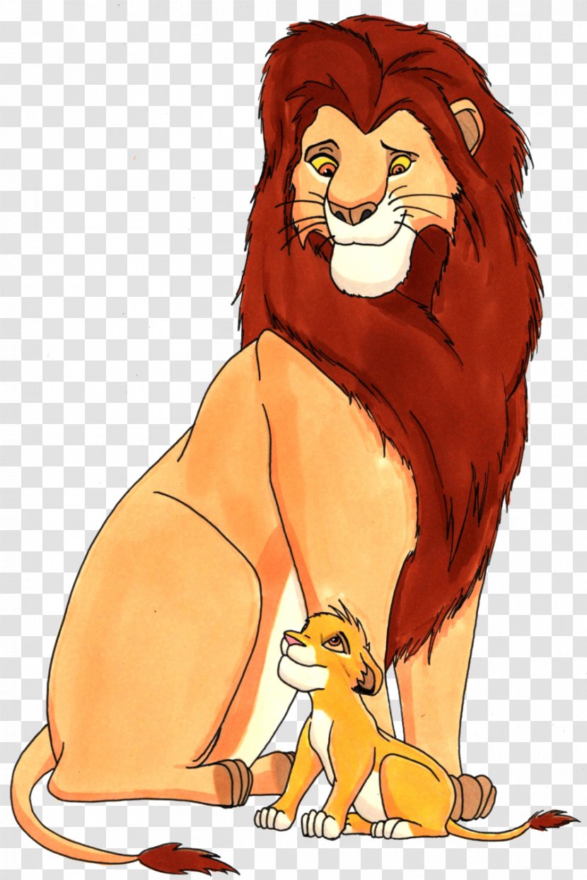 Simba Nala Mufasa Sarabi Lion - Fictional Character Transparent PNG