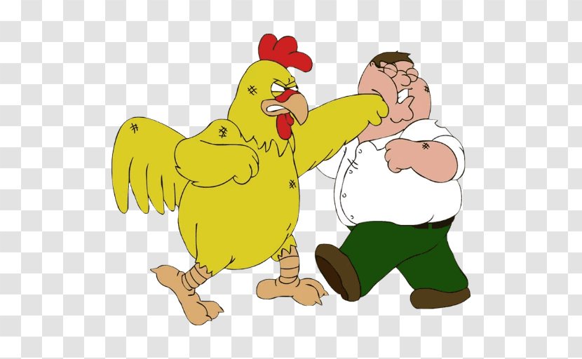 Peter Griffin Rooster Brian Chicken Stewie - Family Guy Video Game Transparent PNG