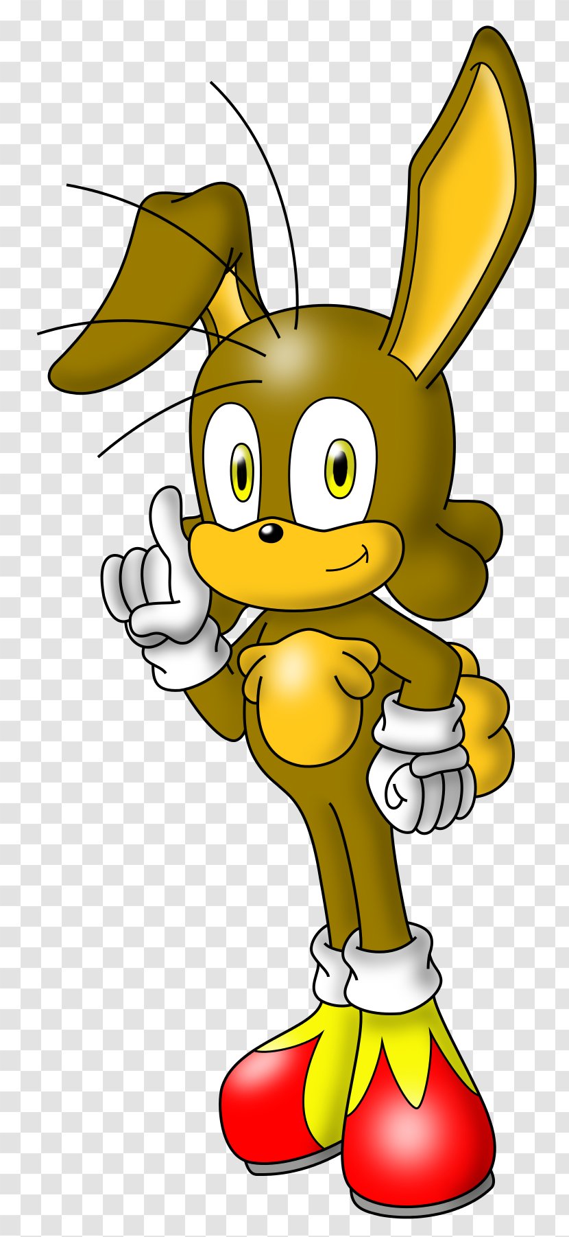 Rabbit Big The Cat Chocolate Bunny Sonic Hedgehog Squirrel - Black And White - Pepper In Kind Transparent PNG