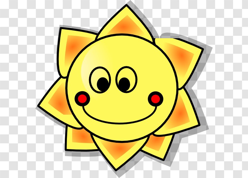 Cartoon Drawing Clip Art - Smile - Smiling Sunshine Transparent PNG