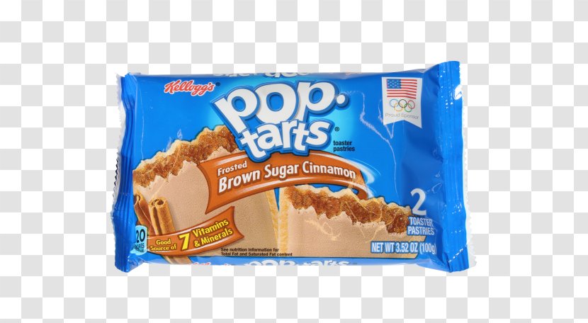 Cream Kellogg's Pop-Tarts Frosted Brown Sugar Cinnamon Toaster Pastries Pastry Chocolate Fudge - Frosting Icing Transparent PNG