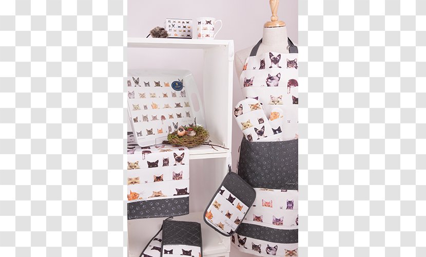 Towel Cat Apron Glove Pot-holder - Cotton Transparent PNG