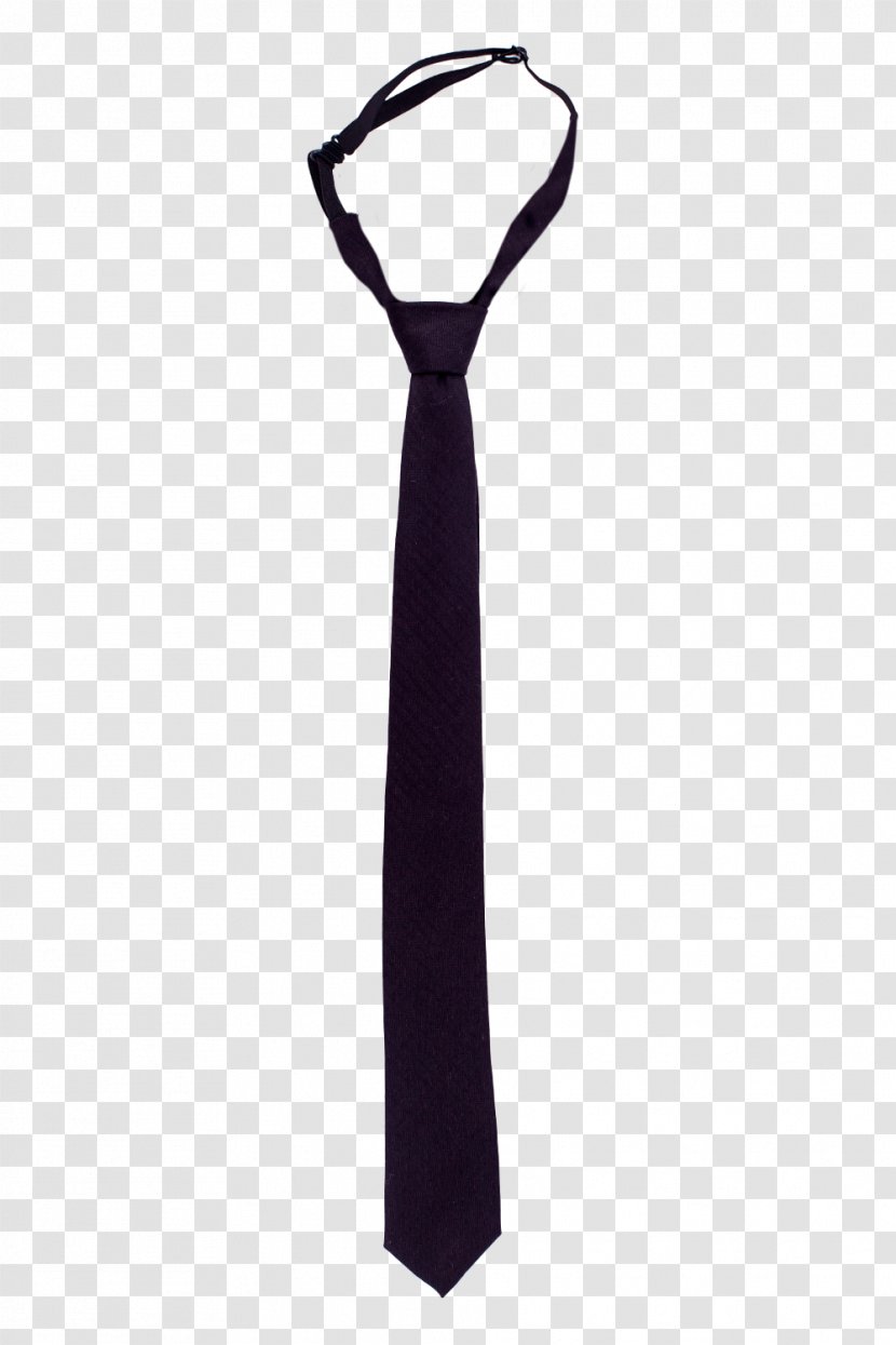 Necktie Clip-on Tie White Neckerchief Black - Fashion Accessory - Car Mockup Free Download Transparent PNG