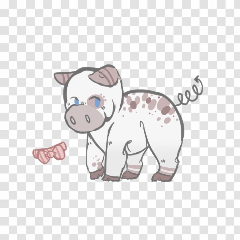 Pig Horse Dog Clip Art Canidae - Heart Transparent PNG