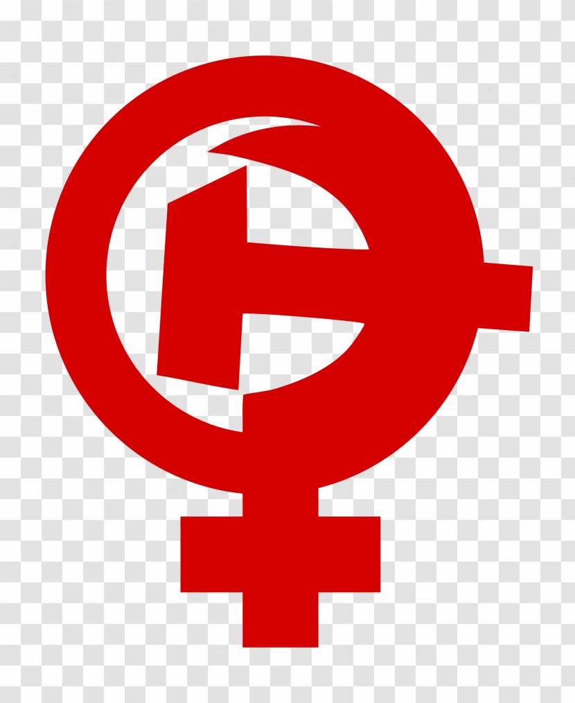 Gender Symbol Feminism Sign Hammer And Sickle - Area Transparent PNG