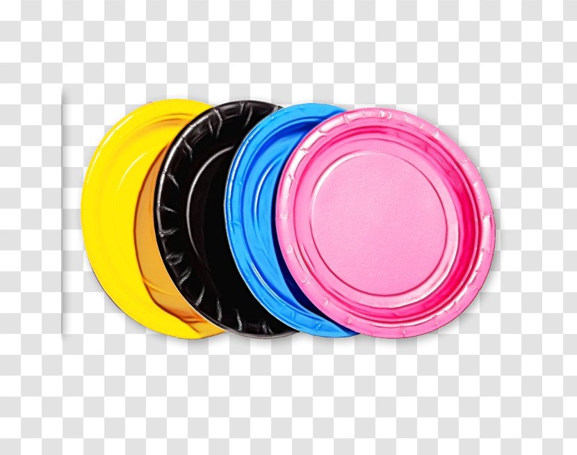 Pink Circle - Yellow - Turquoise Transparent PNG