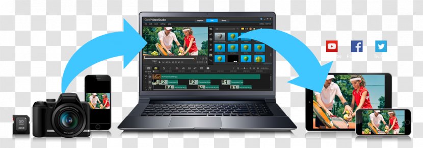 Corel VideoStudio Digital Video Editing Software Film - Audio - Retouching Studio Transparent PNG