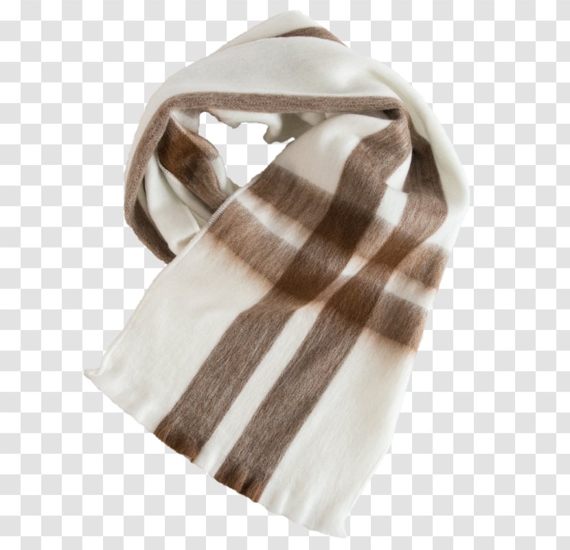 Scarf Alpaca Tartan Wrap Andes - Beige - Clothing Accessories Transparent PNG