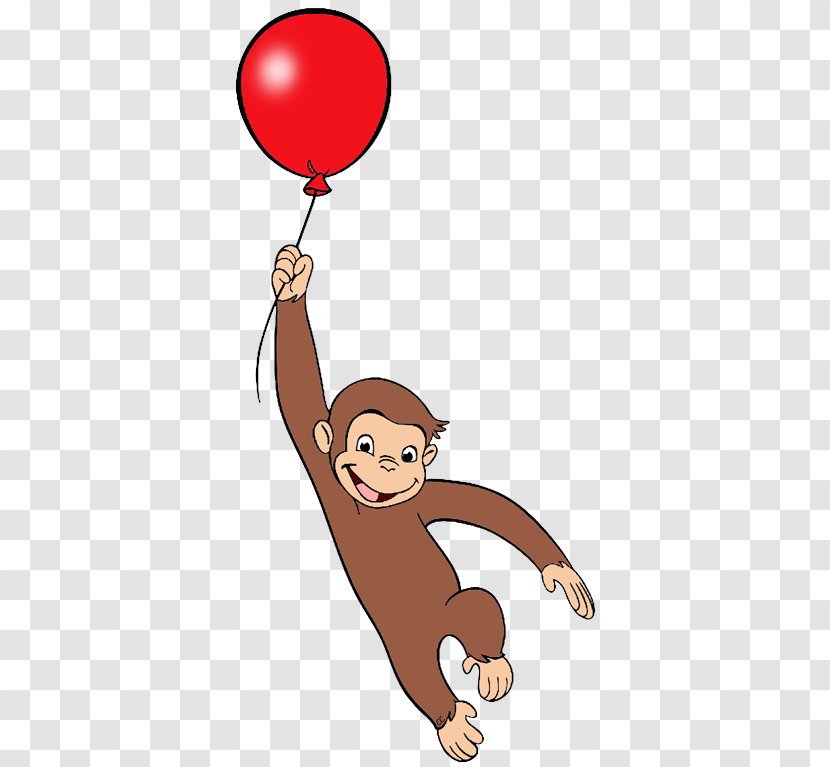 Curious George Balloon Birthday Clip Art - Heart - Halloween Balloons Cliparts Transparent PNG