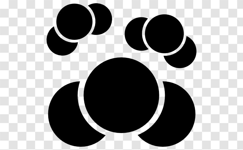 Circle Atom Shape - Black Transparent PNG