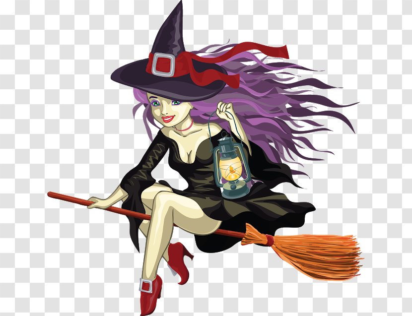 Witchcraft Witch's Broom Clip Art - Heart - Couler Transparent PNG